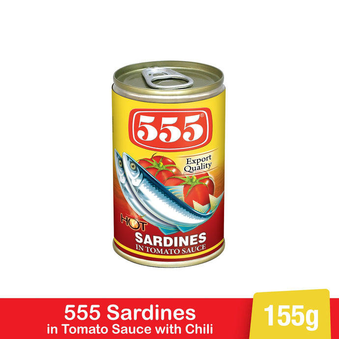 555 Sardines Tomato Sauce w/ Chili 155g