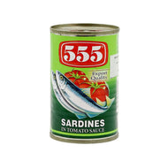 555 Sardines Tomato Sauce green 425g
