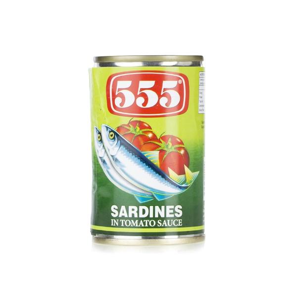 555 Sardines Tomato Sauce green 155g