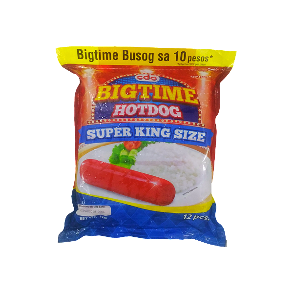 CDO Bigtime Hotdog Super King Size 1Kg