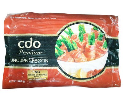 CDO Prem Uncured Bacon 400g