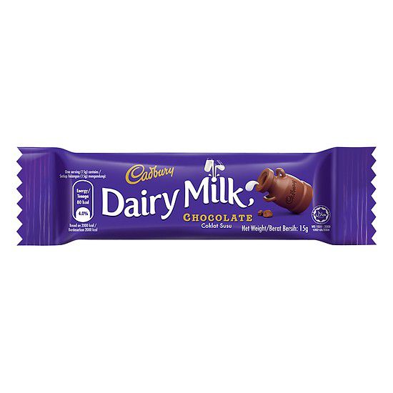 Cadbury Chocolate Dairy Milk 15g