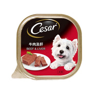 Cesar Tray Beef & Liver 100g