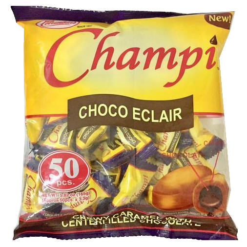 Champi Chewy Candy Choco Eclair 50S