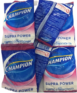 Champion Detergent Powder W/ Fabcon 40g Pack(6)