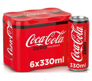 Coke Zero 330mLx6 (5+1)