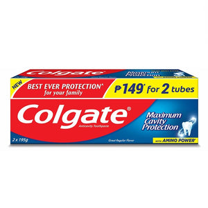 Colgate Toothpaste Great Regular 2 x 195g