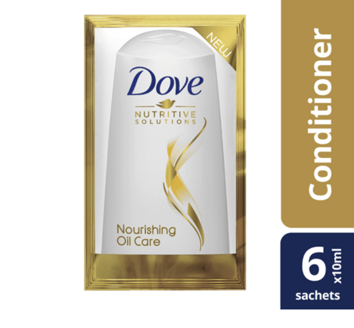 Dove Shampoo Nourishing Oil Care 6 x 10mL