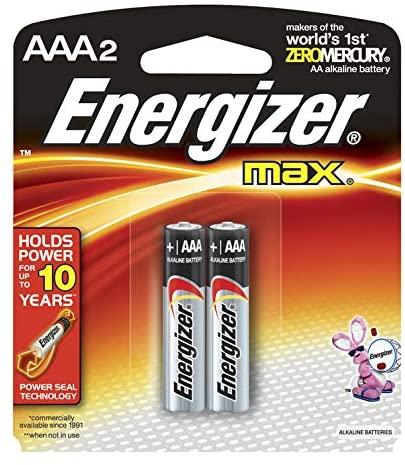 Energizer Max Alkaline Battery Extra Small Aaa 2S