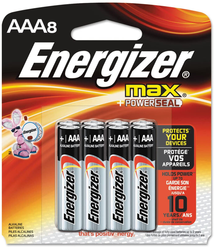 Energizer Max Alkaline Battery Extra Small Aaa 4S