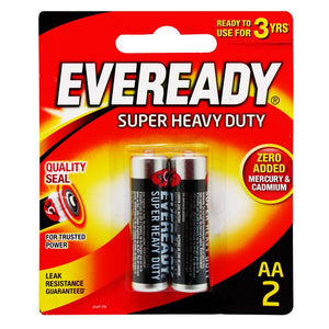 Eveready Super Heavy Duty Battery Black Extra Small AAA 2s