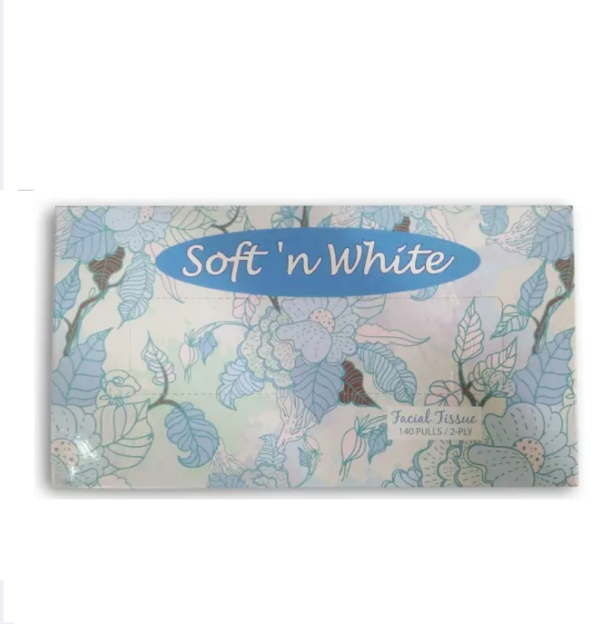 Extra Soft N White Facial Tissue Box 140P