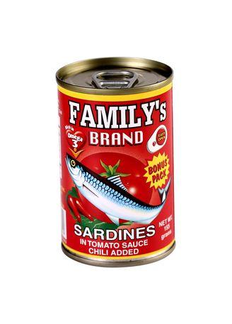 Family'S Brand Sardines Plain In Tomato Sauce 155g