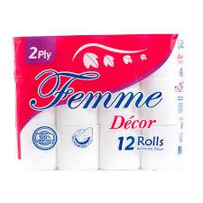 Femme Bathroom Tissue 2Ply 12S