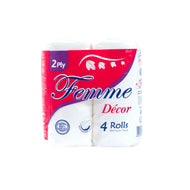 Femme Bathroom Tissue 2Ply 4S