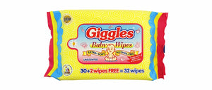 Giggles Baby Wipes 30'S