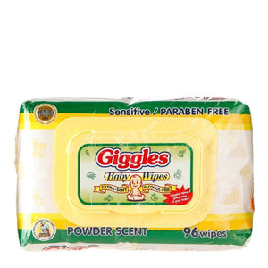 Giggles Baby Wipes Powder Scent 80+16 Wipes