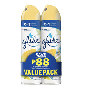 Glade Air Freshener Fresh Lemon 320mL Twin Pack