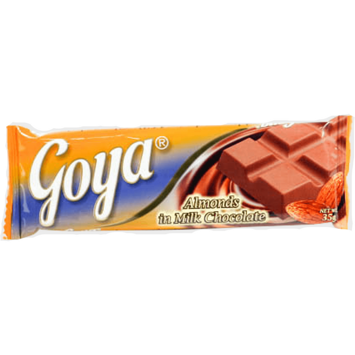 Goya Chocolate Bar Almonds 35g