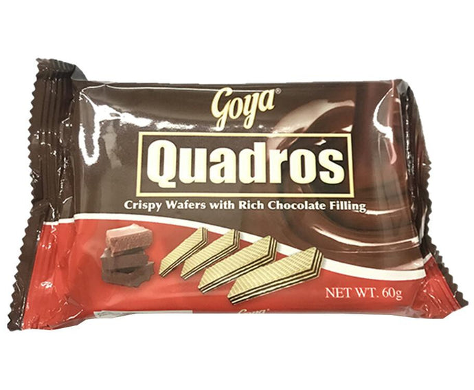 Goya Quadros Crispy Wafer Chocolate 60G