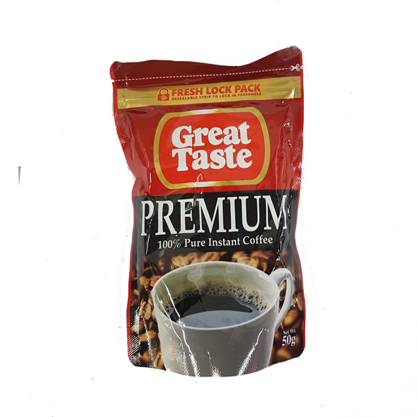 Great Taste Premium Blend Coffee BudGet Pack 50G