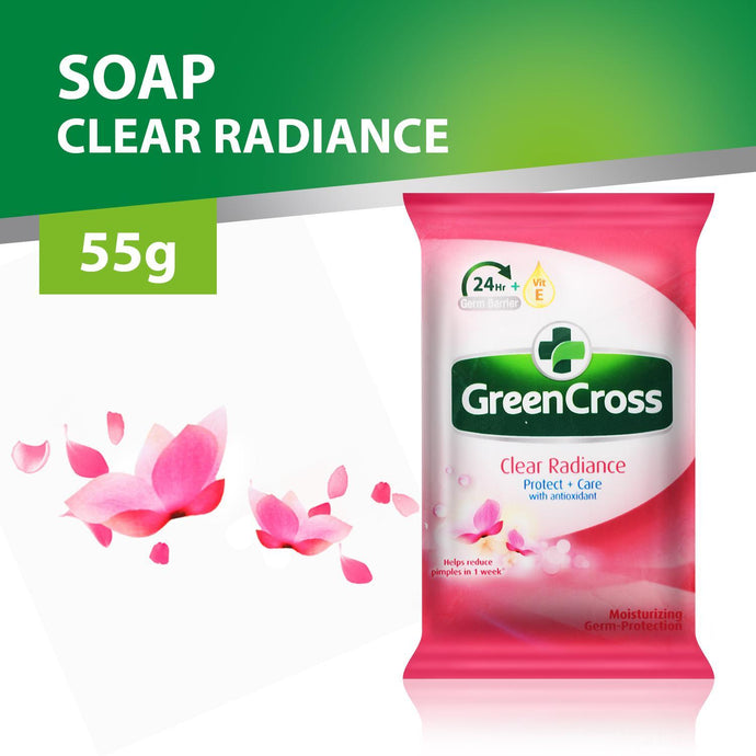 Green Cross Bath Soap Clear Radiance 55G