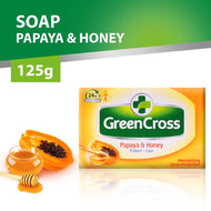 Green Cross Bath Soap Papaya & Honey 125G