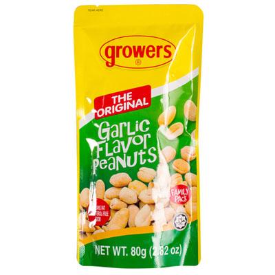 Growers Peanut Garlic 80g