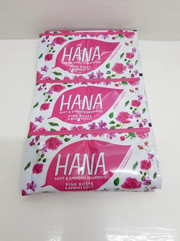 Hana Shampoo Pink Roses 14mL Pack(6)