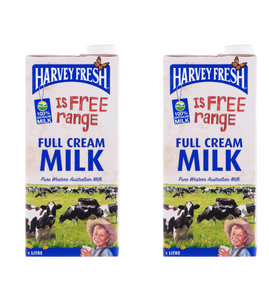 Harvey Fresh Full Cream Milk 1Lx2S