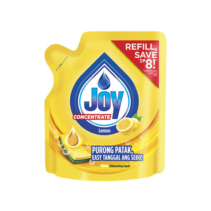 Joy Dishwashing Liquid Lemon 190mL