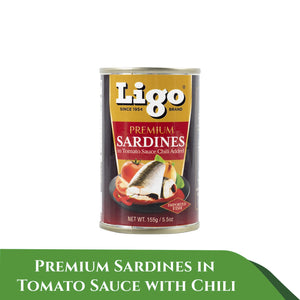 Ligo Premium Tomato Sauce W/ Chili 155g