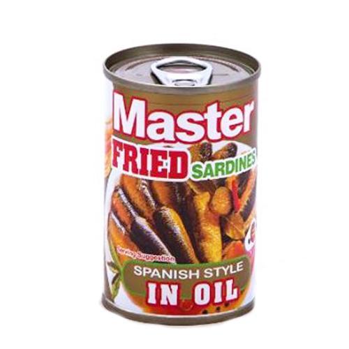 Master Fried Sardines Hot&Spcy In Tmato Sauce 155g