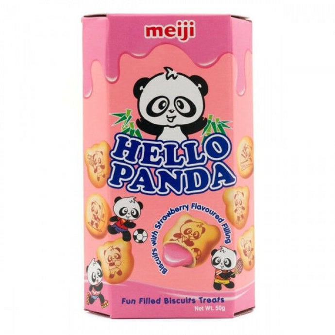 Meiji Hello Panda Biscuit Strawberry 43g