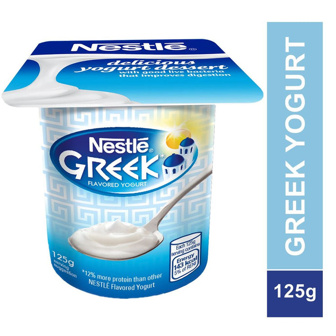 Nestle greek Yogurt Plain 125g