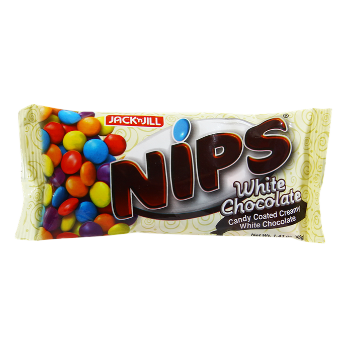 Nips White Chocolate Sb 40g