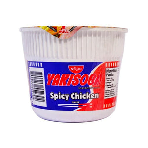 Nissin Yakisoba Mini Cup Pancit Canton Spicy Chicken 52g