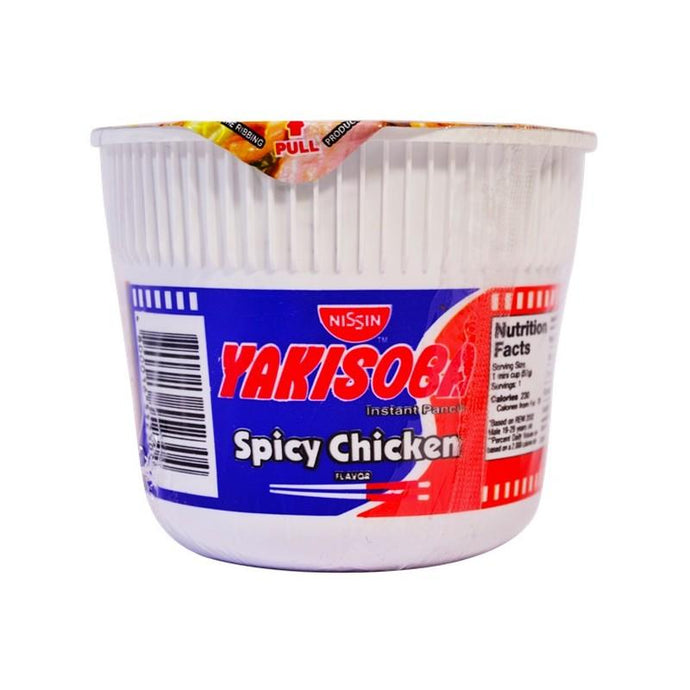 Nissin Yakisoba Mini Cup Pancit Canton Spicy Chicken 52g