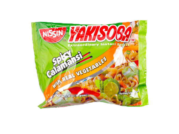 Nissin Yakisoba Pancit Canton Pouch Spicy Calamansi 59g