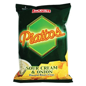 Piattos Potato Chips Sour Cream & Onion 85g