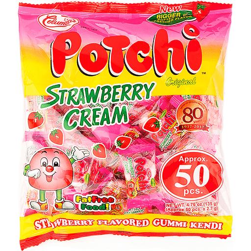 Potchi gummi Candy Strawberry Cream 50S