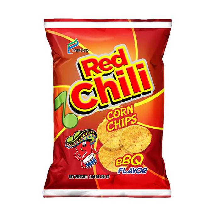 Prifood Red Chili Chips Bbq 55g