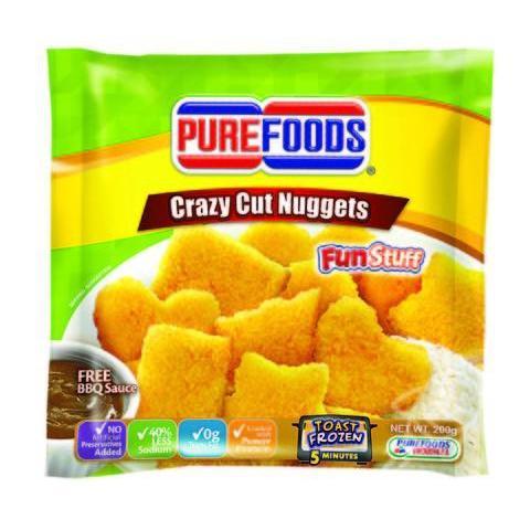 Purefoods Chix Fun Nuggets Crazy Bbq 200g