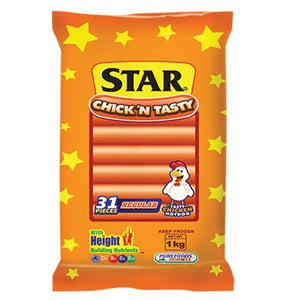 Purefoods Star Chick'N Tasty Hotdog Reg 1Kg