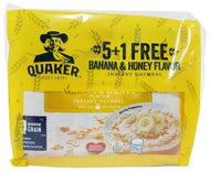 Quaker Flavored Instant Oats Banana 33g 5+1