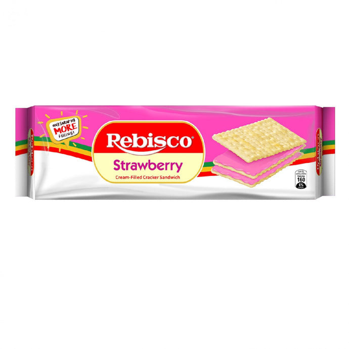 Rebisco Sandwich  Strawberry 10S