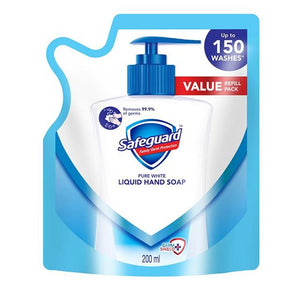 Safeguard Liquid Hand Soap Pure White 225mL