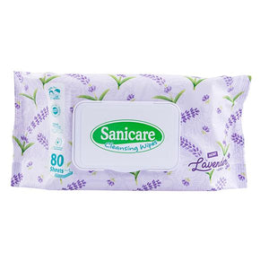 Sanicare Cleansing Wipes Lavender 80S