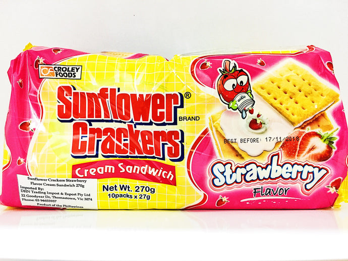 Sunflower Biscuits Strawberry 10S