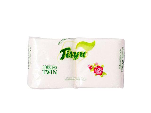Tisyu Bathroom Tissue Coreless 2Ply 2S